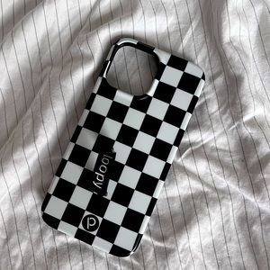Black Checker Loopy Case iPhone 13 Pro Max